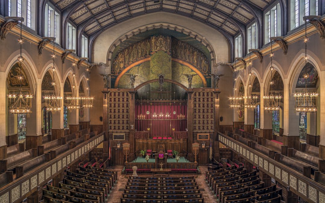 Stained-Glass Windows and a Chorus of Painted Angels Glow Again Inside a Chicago Church